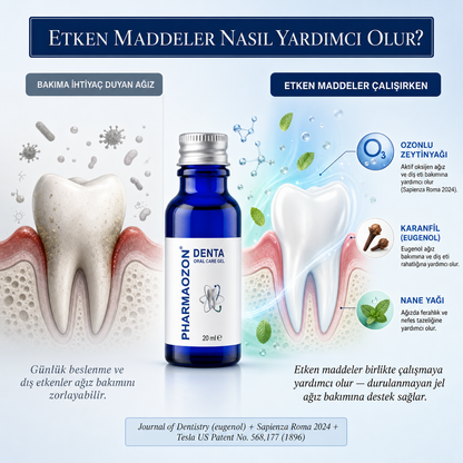 PHARMAOZON DENTA AĞIZ BAKIM JELİ 20 ML