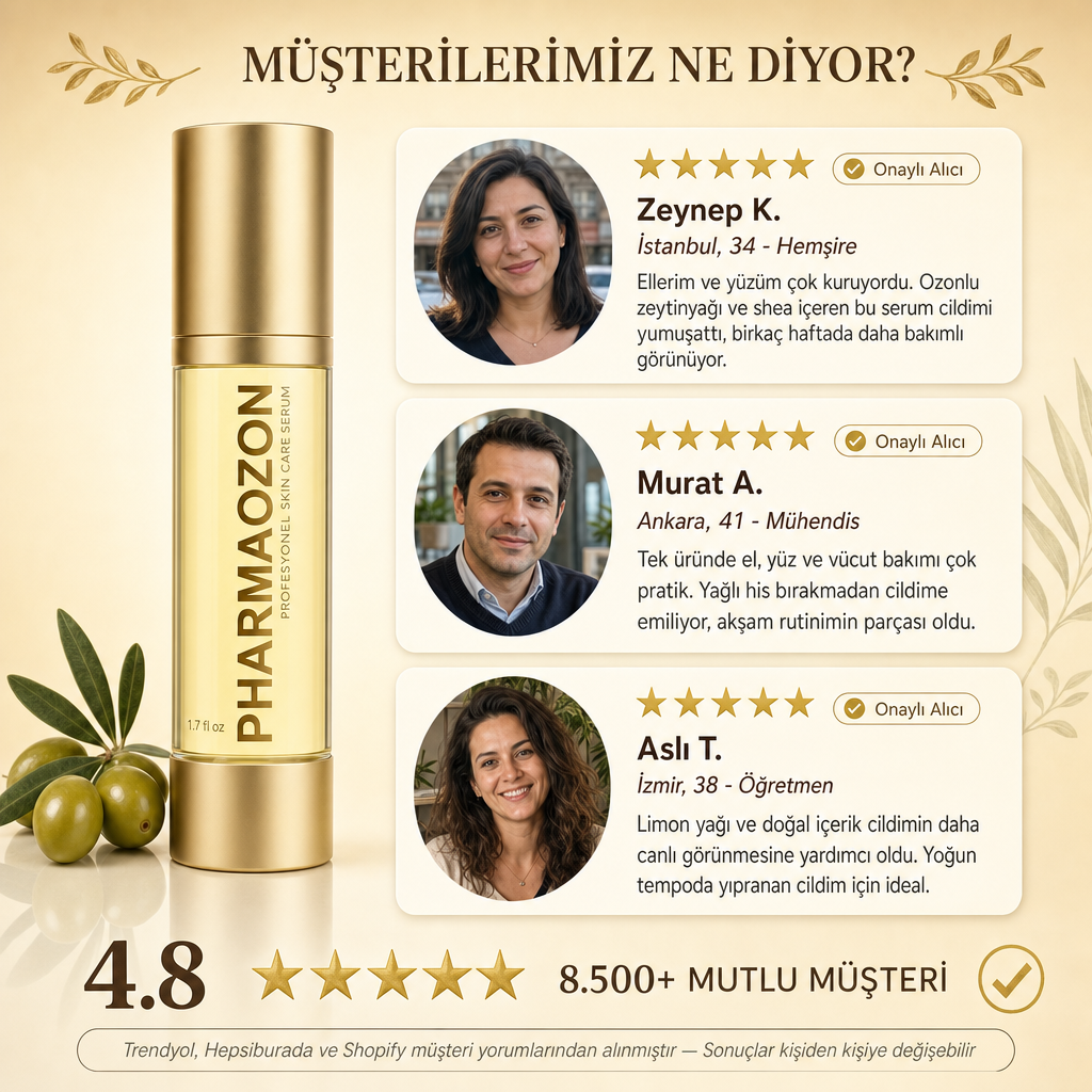 PHARMAOZON PROFESYONEL CİLT BAKIM SERUMU 50 ML