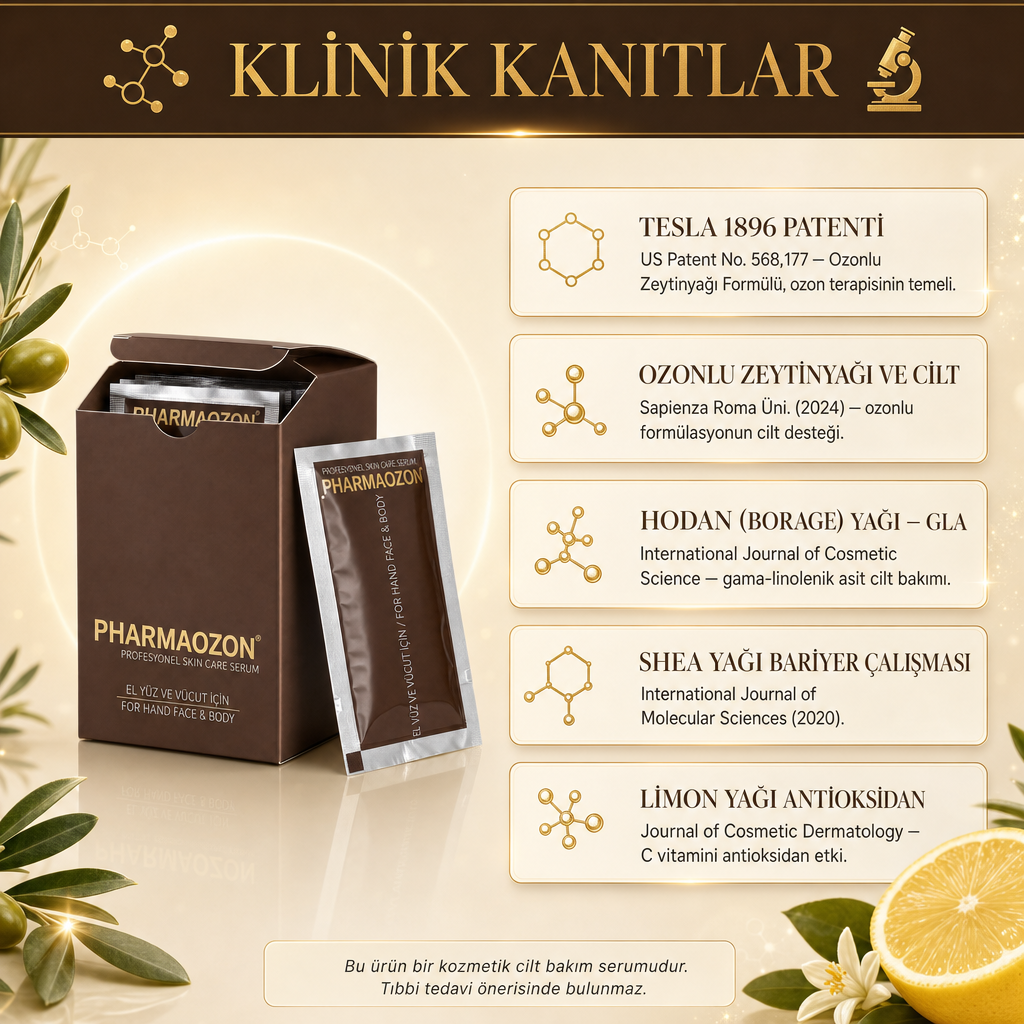 PHARMAOZON CİLT BAKIM SERUMU — ŞASE 2 ML x 50 ADET